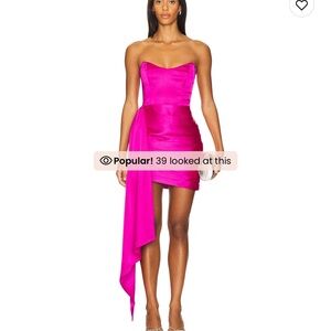 Chasing dawn dress in electric pink xs